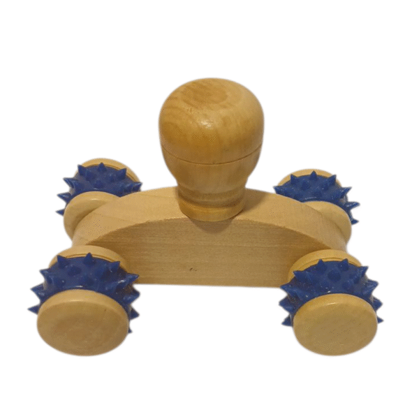 גלגלת מסאז 4 גלגלים